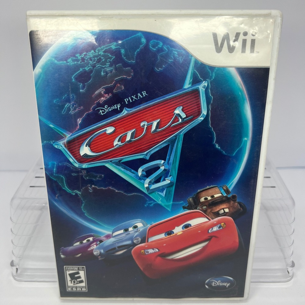 Disney Pixar Cars 2‎ Video Game for Nintendo Wii 2011 Racing Car Movie